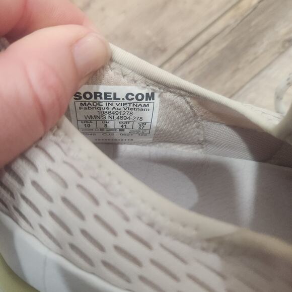 SOREL Kinetic Impact Lace Sneakers 'Dark Stone/Moonstone' Size 10 - Picture 2 of 9